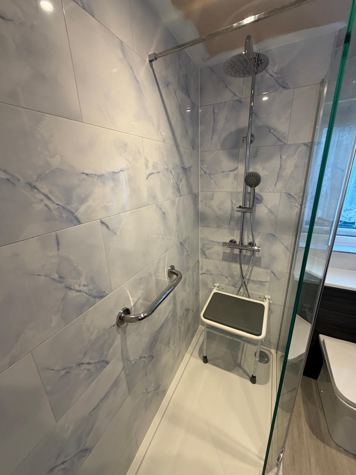 Accessible Marble Wet Room